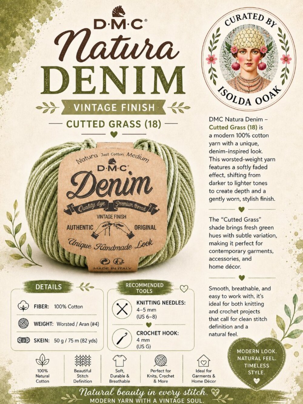 DMC Natura Denim – Cutted Grass (18)